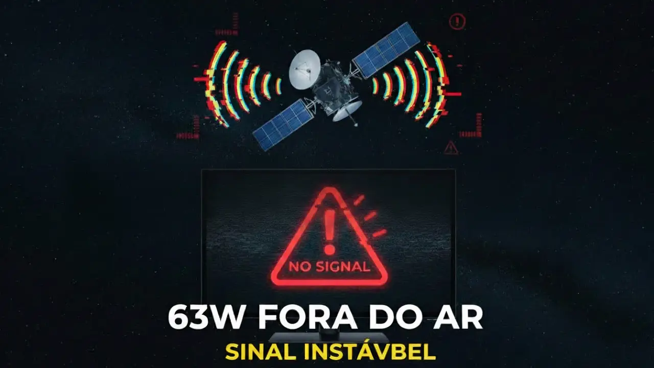 63W Instabilidade no Novo TP Afeta o Serviço