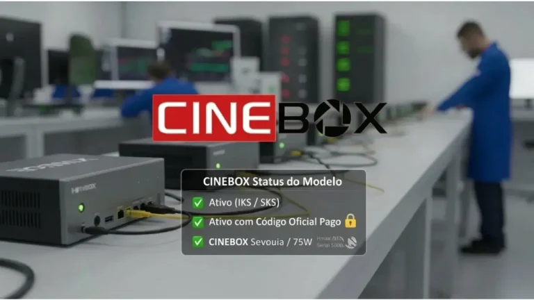 Cinebox Modelos Ativos, IKS/SKS e Código Oficial